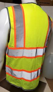 Uniform <b>Reflector</b> <b>Tape</b> Security Jacket Safety Reflective Vest With Logo - Product Image 2