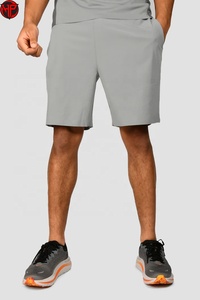 Shorts coupe droite tendance en tissu éponge pour homme – Qualité supérieure, personnalisables, grande taille, avec poches latérales, en nylon, pour la gym - Product Image 5