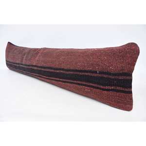 Brown Kilim Patchwork Wool <b>Pillow</b> Luxury Vintage Floral Plant Pattern 12x48 Inches Woven for Living Kitchen 18x18 for Sofa Use - Product Image 4