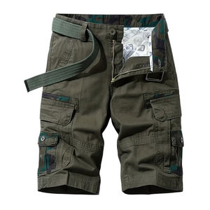 2026 New Arrival <b>Men's</b> Casual <b>Cargo</b> Pocket Shorts Comfortable Summer Wear 100% Cotton Best Quality OEM Service Make Your Own - Product Image 1