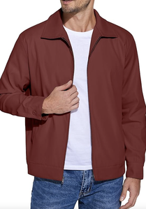 Nouvelle arrivée Veste imperméable coupe-vent pour homme avec logo personnalisé Sports de plein air Fermeture éclair - Product Image 6