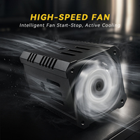 Phare avant de moto X1 GT 5400LM, étanche IP68, DC 9-24V, faisceau haut/bas, phare antibrouillard LED en aluminium pour VTT et moto