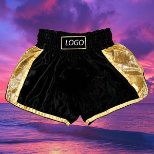 กางเกงชกมวย MMA UFC มวยไทย คิกบ็อกซิ่ง แห้งเร็ว ระบายอากาศดี ผลิตจากโพลีเอสเตอร์ 100% รับผลิตตามแบบ สำหรับทุกเพศ - Product Image 3