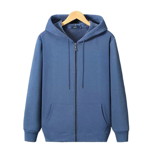 High Quality 100% Cotton Unisex Pullover Hooded Sweatshirts Streetwear Tracksuits Winter Heavyweight Denim Solid Embossed - Product Image 5