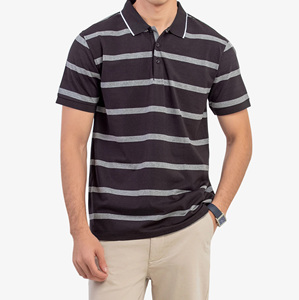 Men's High Quality Quick Dry Breathable Eco-Friendly Jersey Cotton Polyester Short Sleeve Shirt Custom <b>Logo</b> Solid Pattern - Product Image 1