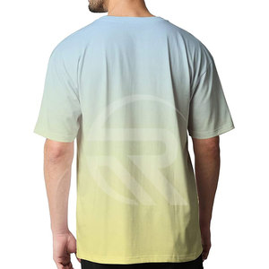 เสื้อยืดโอเวอร์ไซส์พิมพ์โลโก้ตามสั่ง ทรงหลวม ผ้าฝ้าย 100% ไซส์ใหญ่ ระบายอากาศได้ดี เป็นมิตรกับสิ่งแวดล้อม แห้งเร็ว - Product Image 4