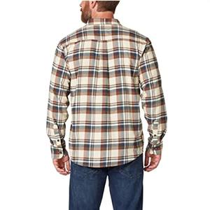 2025 Custom High Quality Men's Flannel <b>Shirt</b> Breathable Casual Plaid <b>Long</b> <b>Sleeve</b> <b>Dress</b> for Summer OEM Customizable - Product Image 3