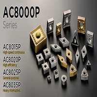 Outil de tournage à plaquettes diamantées de type négatif 80, série TNMG, revêtement Absotech, marque japonaise pour support OEM personnalisé AC8025P