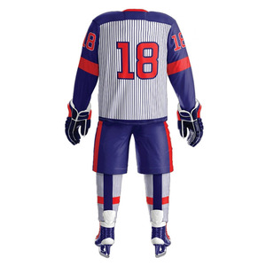 Uniforme de Hockey sur glace professionnel de haute qualité nouvelle conception ensembles de vêtements de sport grande taille 100% Polyester écologique personnalisable - Product Image 4