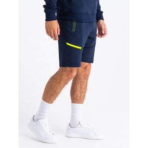 Vente chaude 2024 été hommes 2 pièces survêtement léger Logo personnalisé Joggers Shorts avec chemise à manches longues ample - Product Image 4