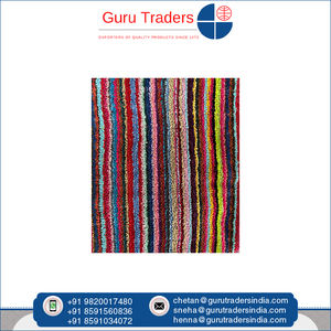 Toallas de Baño Teñidas con Hilo Antimicrobiano, Fáciles de Limpiar y Mantener, con Patrón Abstracto, a un Precio Conveniente, Origen India - Product Image 3