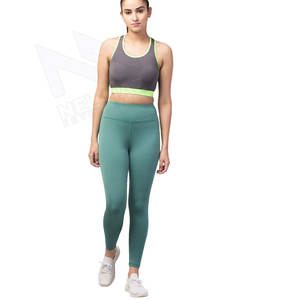 Soutien-gorge de sport de yoga sans couture à soutien élevé pour femmes vêtements d'entraînement taille haute de haute qualité-léger respirant gris - Product Image 6