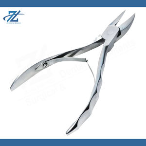 Coupe-ongles en acier inoxydable de haute qualité, lame tranchante, poignées en plastique, ouverture large, durable, portable pour les ongles des doigts et des orteils - Product Image 3