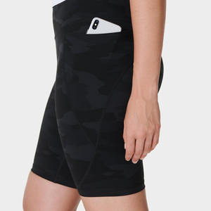 Women's High Waist for Impact Soft Yoga Fitness Gym Shorts Athletic <b>Tummy</b> <b>Control</b> Workout Running Outfits with Side Pocket - Product Image 6