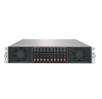 SYS-2029GP-TR Supermicro 2U, 2x LGA3647, Intel C621, 16x DDR4, 8X2.5 "SAS/SATA, SIOM, 2X2000W 6 PCI-E Lebar Ganda/Tunggal