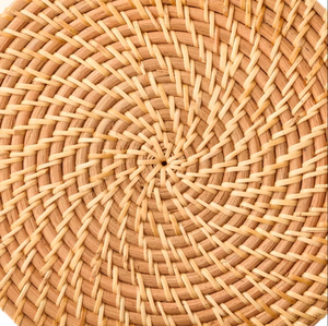 Juego de Cestas de Almacenamiento de Alimentos Sisu, 2 Piezas, Ratán Natural, Diseño Simple y Flexible, Ecológico, con Asas, Forma Circular, Multiusos - Product Image 6