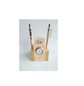 ที่ใส่ปากกาทำจากไม้อะคาเซียแบบตั้งโต๊ะสำหรับห้องนอนสำนักงานด้วยงานฝีมือรูปพระจันทร์เสี้ยว - Product Image 4