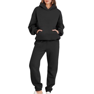 Nouveau sweat à capuche imprimé pour femme, confortable, 100 % coton molletonné, col semi-montant, manches longues, respirant, pour l'automne, usage quotidien, devant 2026 - Product Image 2