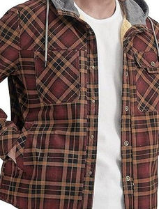 Oem Manufacture Wholesale <b>Hip</b> Hop Winter Genuine Leather Flannel Jacket Outdoor Fashion Stand Collar Standard Thickness - Product Image 4