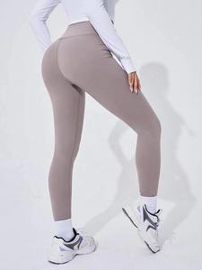 Legging Slim Fit pour femmes de haute qualité du fabricant Top Notch fabriqué au Pakistan Spandex/Nylon fermeture élastique à la taille - Product Image 5