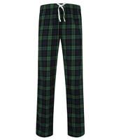 Pantalon de pyjama décontracté léger pour homme, style doux, motif écossais, en toile, ajustement réglable pour un sommeil confortable et respirant
