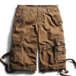 Shorts pour hommes Best-seller Jeans Short en coton pour homme multi-poches d'été Pantalon décontracté 6 poches Cargo Shorts pour homme - Product Image 1