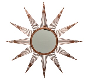 Arte de Pared de Metal Antiguo, Elegante y Lujoso, Estilo Art Deco Hecho a Mano, Decoración Contemporánea para Bodas, Espejo para Sala de Estar, Dormitorio, Baño - Product Image 6