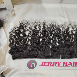 Extensions de cheveux humains non transformés indiens de qualité supérieure Remy Jerry Curly Jerry de haute qualité et d'apparence naturelle - Product Image 4