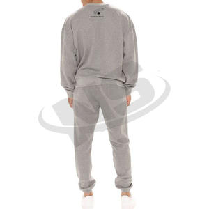 Ensemble de survêtement pour hommes à la mode vêtements de sport sur mesure coton polaire deux pièces Jogging costume hiver respirant survêtement - Product Image 6