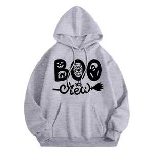 Sudadera con capucha de invierno informal para mujer 100% algodón estampado Puff bordado Zip-up pulóver estilo moda impreso Sudadera con capucha al por mayor - Product Image 3