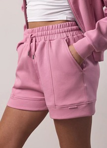 Shorts de plage pour femmes sur mesure, coupe ample, taille élastique, respirant, séchage rapide, streetwear d'été, 100% coton - Product Image 3