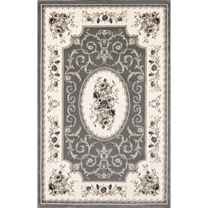 Turkish Luxury Machine Made Carpet Laila <b>Grey</b> <b>Grey</b> Premium Living Room Area from Gaziantep Manufacturer - Product Image 1
