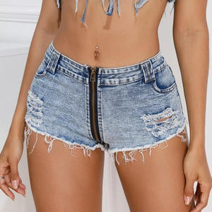 2024 Women Summer New Fashion Denim <b>shorts</b> Zipper <b>Short</b> low waist button pocket versatile casual female <b>Short</b> Pants - Product Image 5