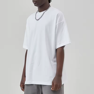 <b>High</b>-quality Oversized100% Cotton <b>Men's</b> <b>T</b>-<b>shirt</b> Custom Logo, Casual Plain Color, Heavyweight Short-sleeved <b>T</b>-<b>shirt</b> for <b>men</b> - Product Image 3