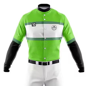 ชุดเบสบอลสั่งทำขายส่ง เสื้อผ้ากีฬา ชุดทีม ขายดี ราคาถูก - Product Image 4