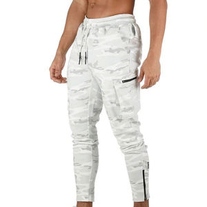 Haute qualité personnalisé décontracté piste hommes polaire doublure cordon jambe large joggers pantalon respirant tricot Polyester pantalons de survêtement - Product Image 6