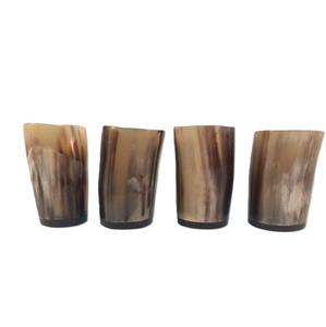 Gobelet en corne de boeuf de buffle fabriqué à la main verre à vin verres rustiques naturels pour boissons durables et élégantes - Product Image 4