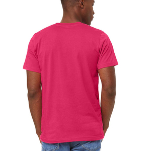 Camiseta en blanco de algodón para hombre, tela suave transpirable, cuello redondo, diseño liso, ajuste cómodo para ropa de calle, moda - Product Image 2