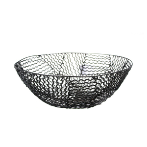 Handmade Bulk Round Shape Metal Iron <b>Silver</b> <b>Wire</b> Kitchen & Table Top Bowl Gold Color Serving Bowl and Decorative Bowl - Product Image 4