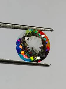 Naturale topazio mistico gemma fantasia <span class=keywords><strong>pietra</strong></span> da taglio per la creazione <span class=keywords><strong>di</strong></span> gioielli gigi certificata <span class=keywords><strong>pietra</strong></span> a ciondolo sciolto - Product Image 3