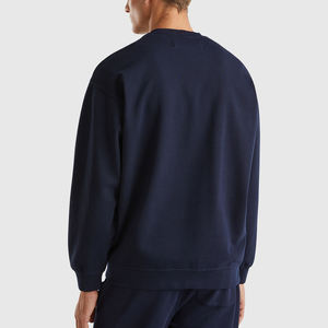 Jersey OEM de alta calidad para hombre, sudaderas de cuello redondo en blanco, sudaderas con capucha de algodón 100% hechas a medida, sudadera de cuello redondo para invierno - Product Image 2