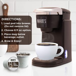 Cápsulas de Café Tostado Oscuro Maud's, 100 Unidades, Cápsulas Individuales – Café 100% Arábica, Compatible con Cafeteras Keurig K Cups - Product Image 3