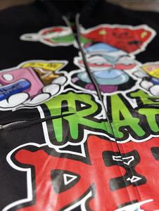 Sweat-shirts à capuche pour hommes avec logo personnalisé OEM, 100% coton, double poche, coupe ample, surdimensionné, polaire d'hiver, broderie 3D, écologique - Product Image 2