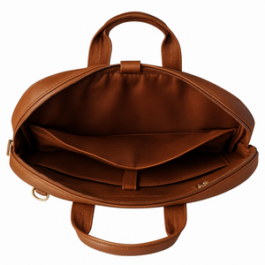 Maletín para Portátil de Cuero de Grano Completo Executive Shield, Accesorio de Moda de Divine International - Product Image 5