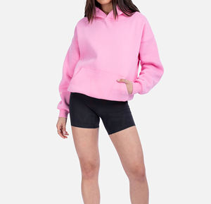 Nueva Llegada, Sudadera con Capucha de Estilo Holgado, 340GSM, Poliéster/Algodón, Corte Regular, Color Sólido, Sudadera de Invierno Disponible en Todos los Colores - Product Image 1