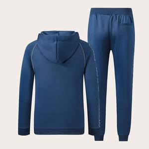 Chándal para correr para hombre, conjunto deportivo transpirable, para gimnasio y trotar, de invierno, envío rápido, venta al por mayor - Product Image 2