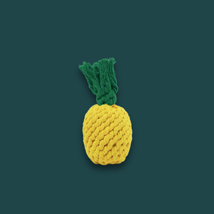 Jouet pour chien en corde d'ananas miniature fait à la main, jouet interactif pour animaux de compagnie pour l'entretenement canin - Product Image 2
