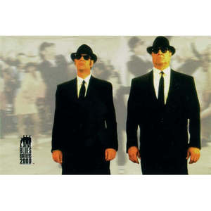 Tarjeta Postal A5 de los Blues Brothers, Impresión Digital, Estilo Musical, OEM/ODM, Tamaño A4 para Decoraciones Navideñas con Luces - Product Image 1