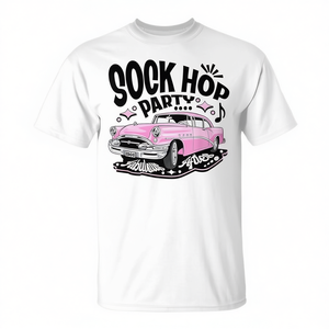Camiseta Retro de los Años 50, Estilo Sock Hop, Doo Wop, Rockabilly Vintage, Camiseta Promocional de Rockabilly y Rock N' Roll - Product Image 2