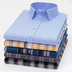 Wholesale Men Formal <b>Shirts</b> Quick Dry Breathable Men's Fashion Long Sleeve Business Formal Dress <b>Shirts</b> OEM Customized Design - Product Image 4